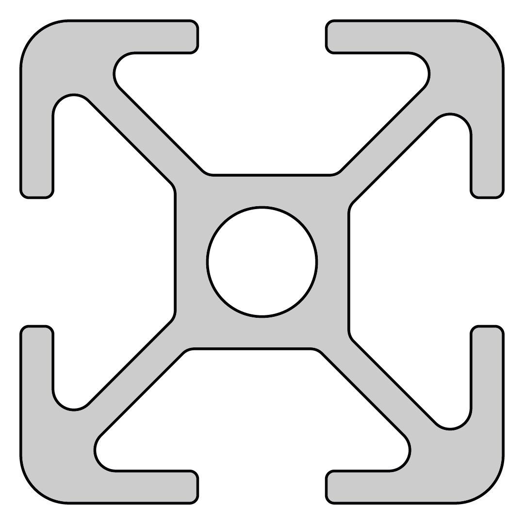 RP2010 aluminium profile 8 30x30 Light