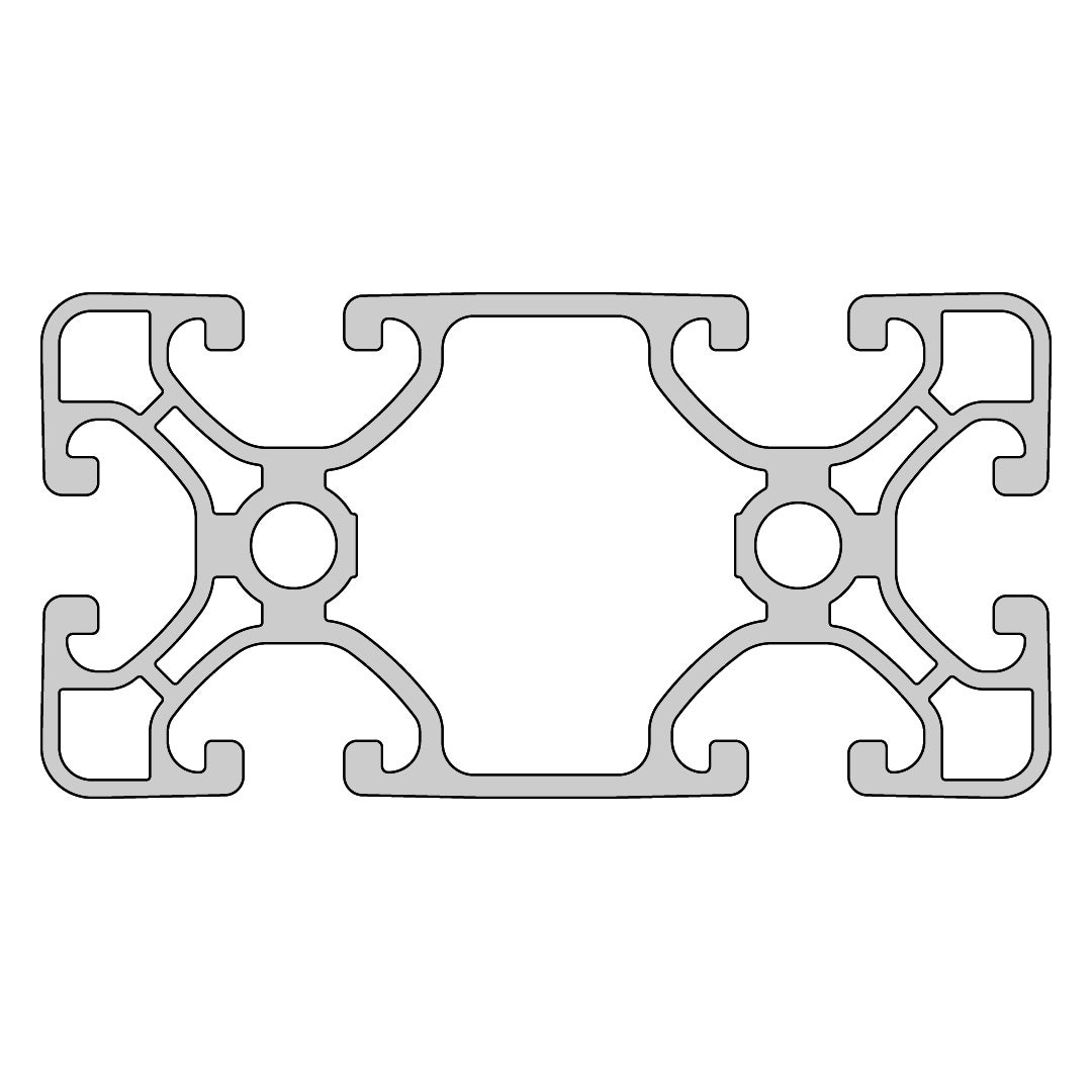 RP1145 aluminium profile 8 80x40 Ultralight