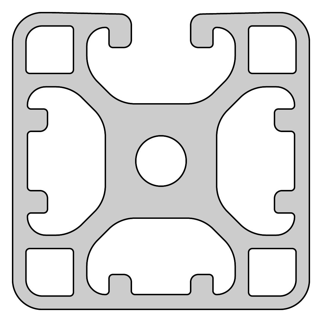 RP1302 aluminium profile 8 40x40 Light