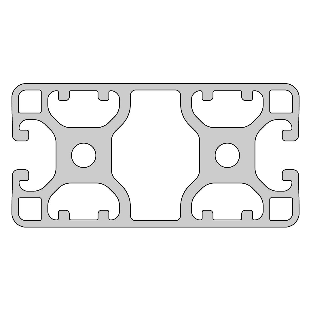 RP1321 aluminium profile 8 80x40 Light