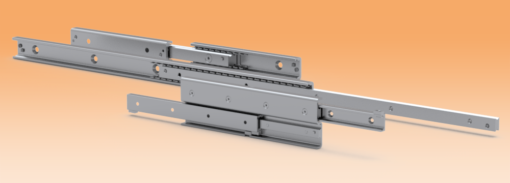 CAD Teleskopskinner Heavy