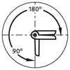 Combination Hinge of Die-Cast Aluminium Hinge System with Adjustable Friction Light-Duty Metal Hinge – No Unhinging