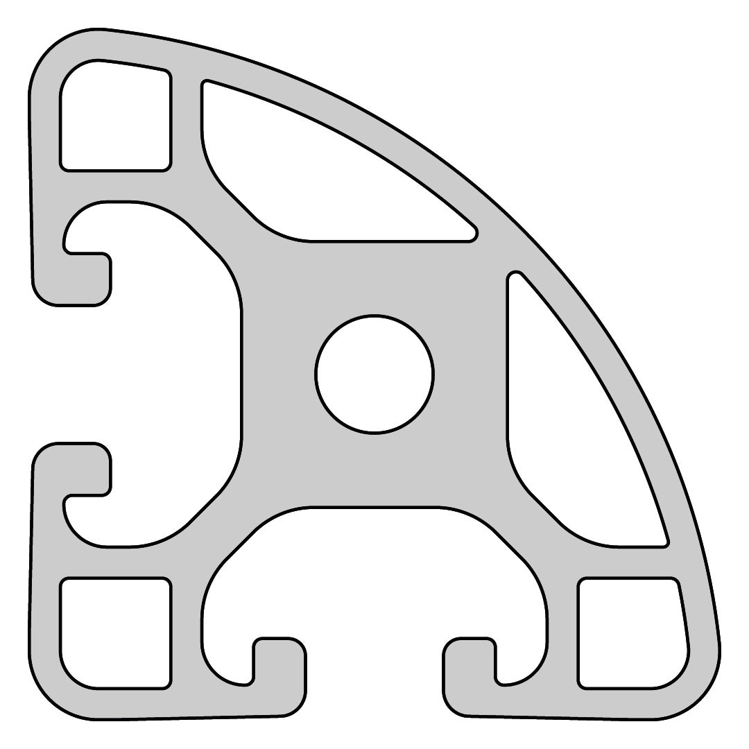 RP1370 aluminium profile 8 40x40 Light