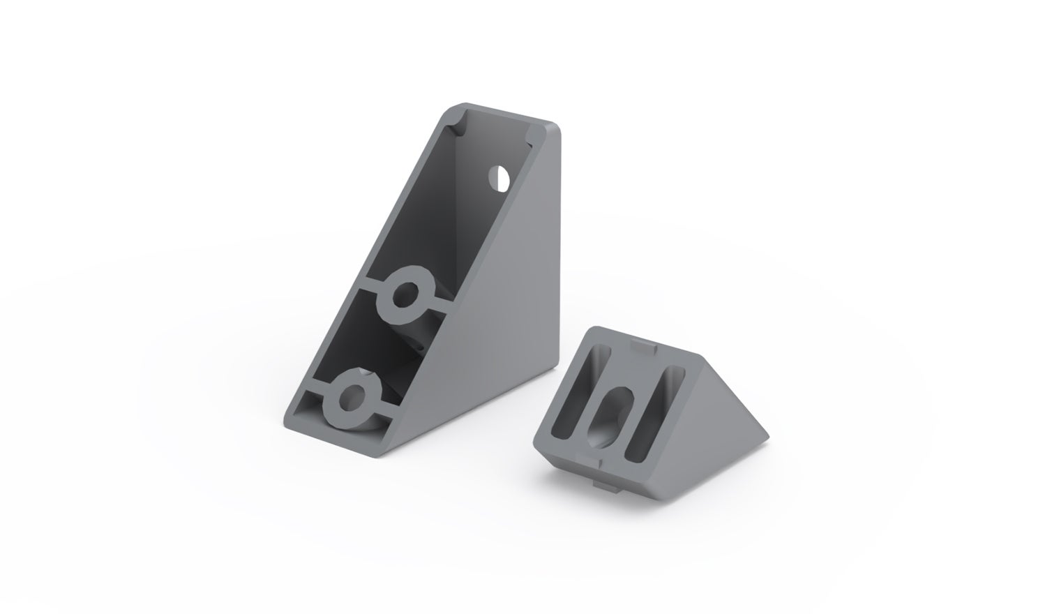 Corner bracket ZN 40x40 Set 45°