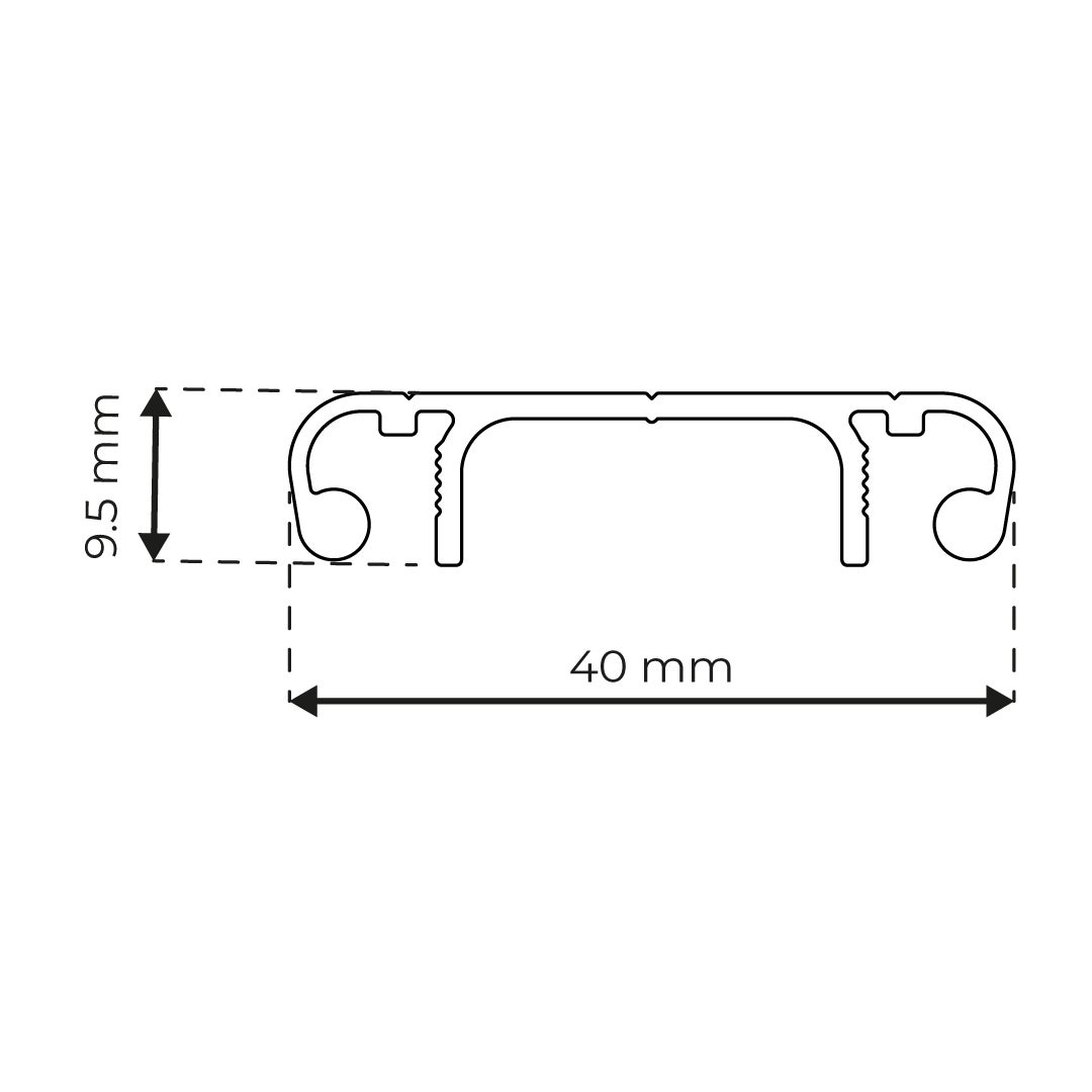 Wiring Duct 40 x 40 