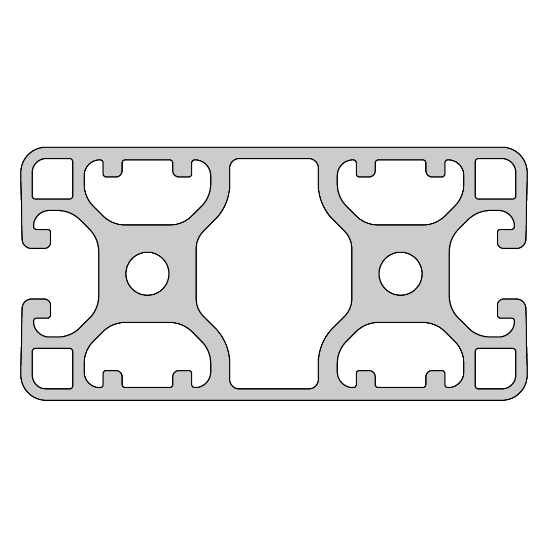 RP1321 aluminium profile 8 80x40 Light
