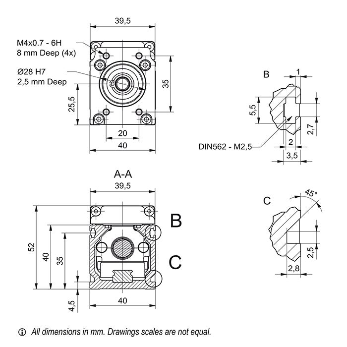 MTV 40 Linear Unit drawing 3