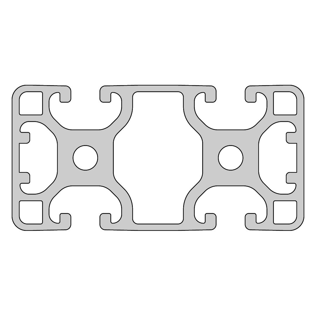 RP1331 aluminium profile 8 80x40 Light